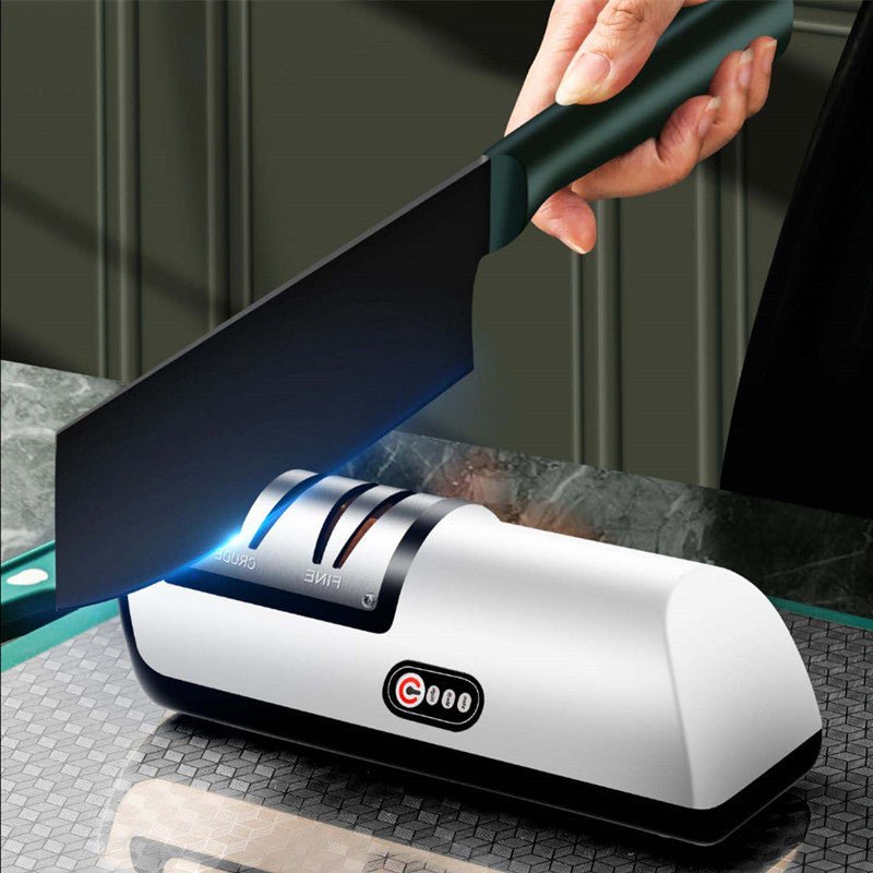 Electric Knife Sharpener – Fast & Adjustable Sharpening Tool - GluxeHaus