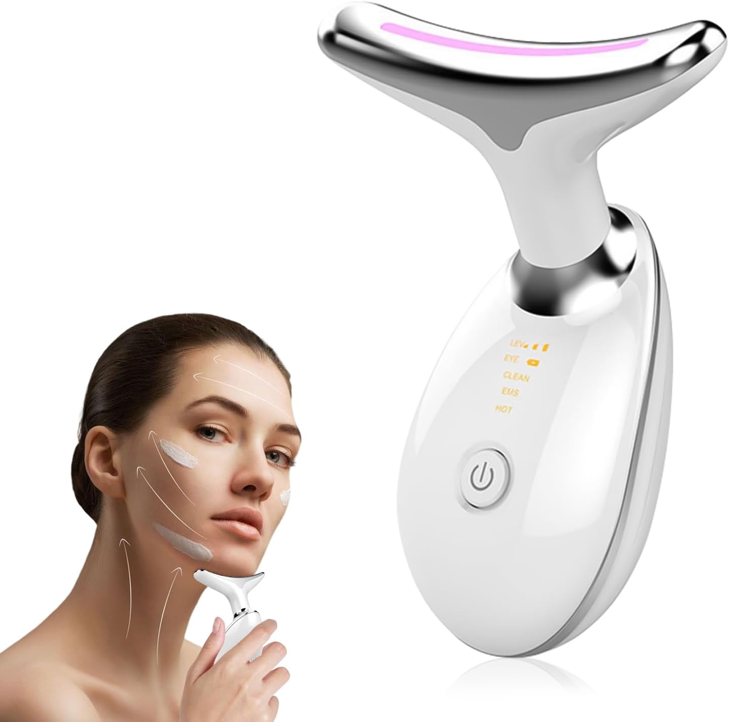 Contouris™ EMS Toning & Sculpting Tool — White - GluxeHaus
