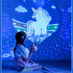 Night Light Projector – USB Rechargeable Kids Room Lamp - GluxeHaus