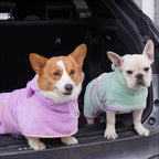 Pet Bathrobe Towel – Fast - Drying Microfiber Wrap - GluxeHaus