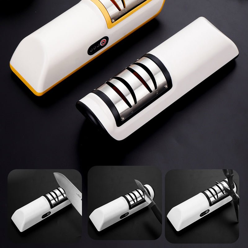 Electric Knife Sharpener – Fast & Adjustable Sharpening Tool - GluxeHaus