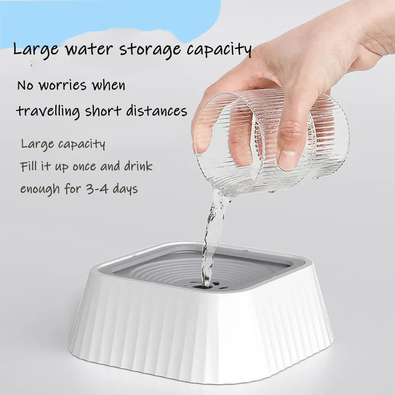 No - Spill Floating Pet Water Bowl - GluxeHaus