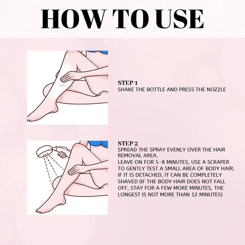 30ml 100ml Hair Removal Spray Depilatory Armpit Hair And Legs Hair Foam Mousse And Removal Is Gentle Hair Cream Spray Non-irritating