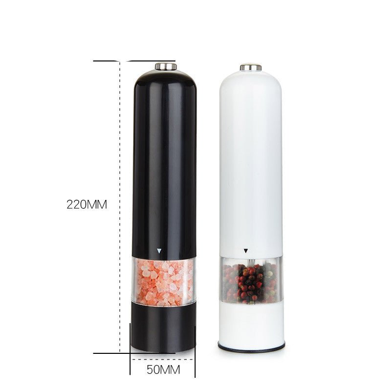 Electric Salt & Pepper Grinder – Adjustable One - Hand Operation - GluxeHaus