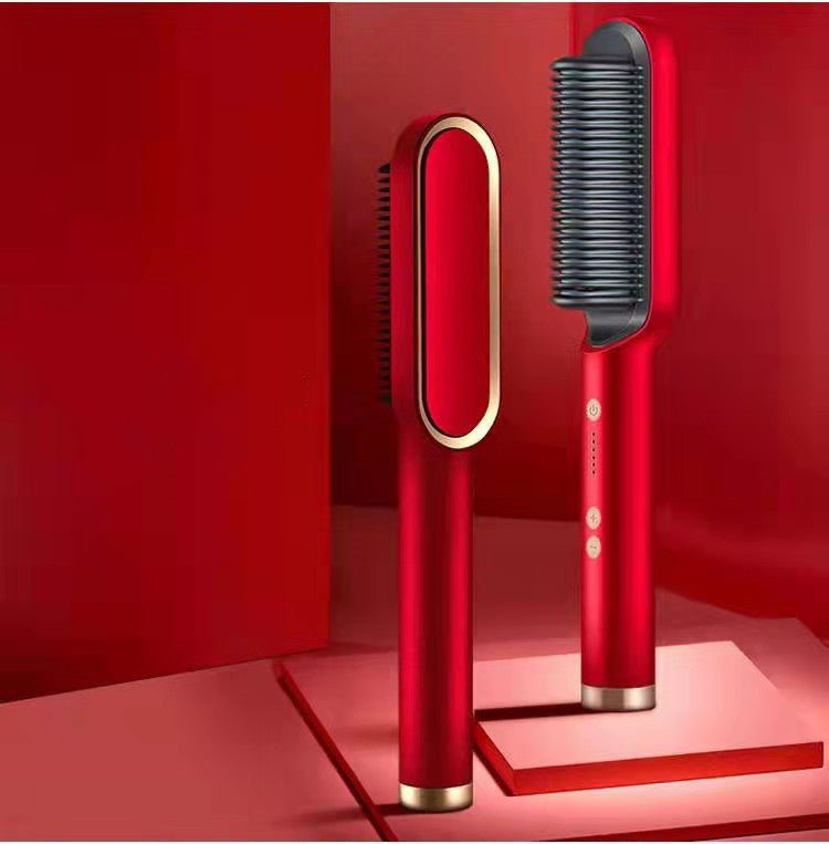 2 - in - 1 Hot Comb & Hair Straightener – Smooth & Style Tool - GluxeHaus