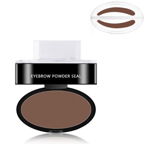 Eyebrow Stamp Kit – Waterproof Brow Powder & Stencil Set - GluxeHaus