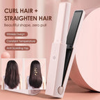 Cordless Hair Straightener – Portable USB Styling Tool - GluxeHaus