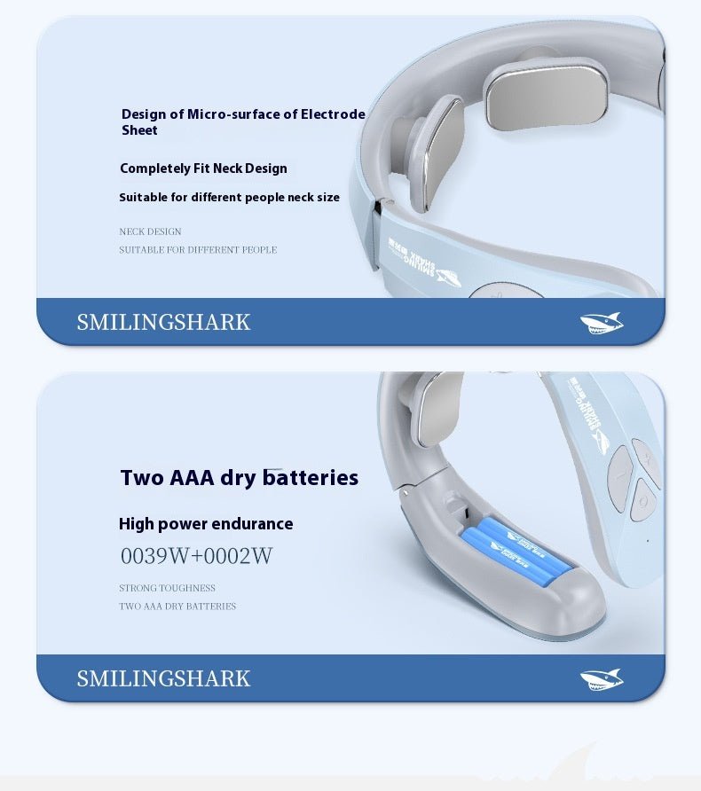 Electric Neck Massager with Heat & EMS Pulse Technology - GluxeHaus