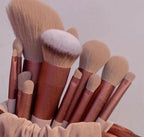 13 - Piece Makeup Brush Set – Everyday Beauty Essentials - GluxeHaus