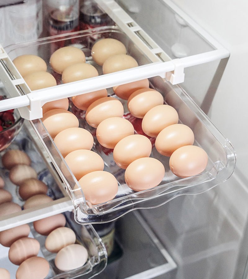 Adjustable Refrigerator Storage Rack – Space - Saving Organizer - GluxeHaus