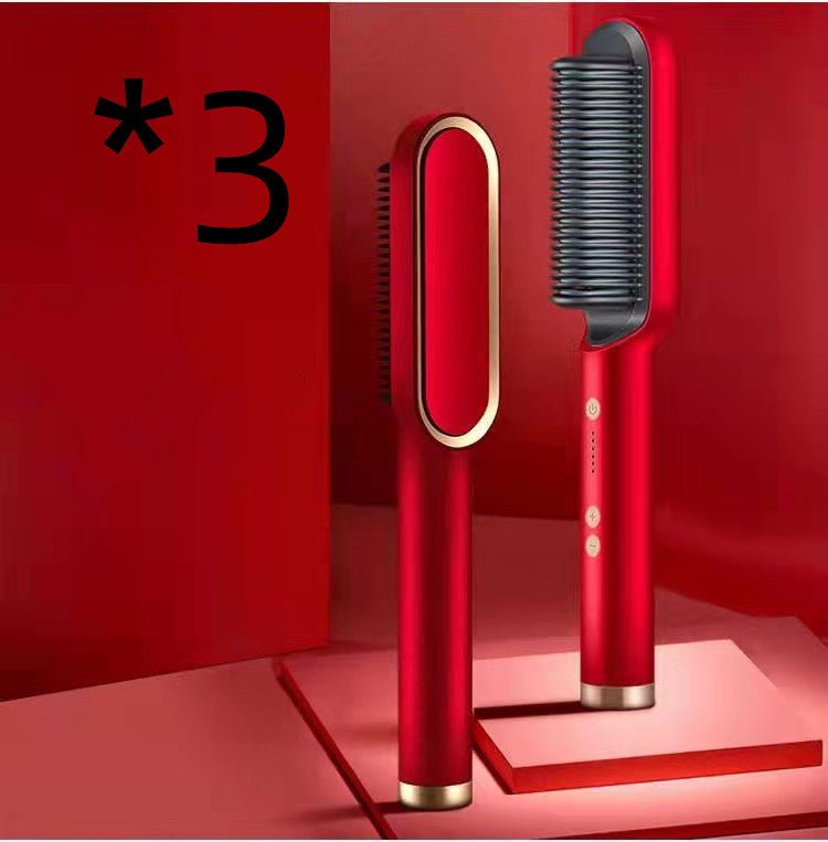 2 - in - 1 Hot Comb & Hair Straightener – Smooth & Style Tool - GluxeHaus