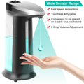 400ml Automatic Touchless Soap Dispenser – Black - GluxeHaus