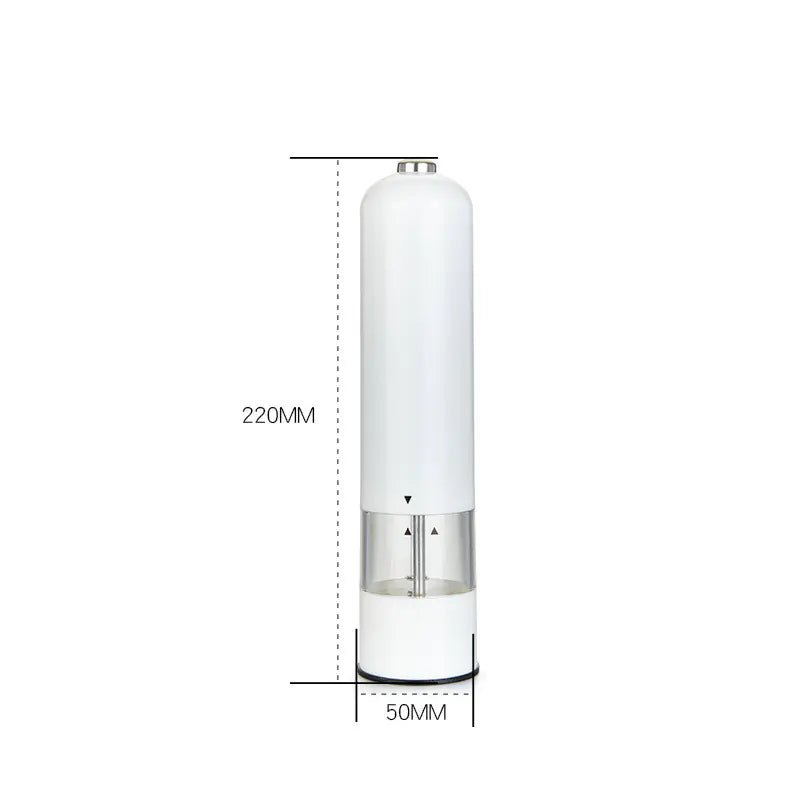 Electric Salt & Pepper Grinder – Adjustable One - Hand Operation - GluxeHaus