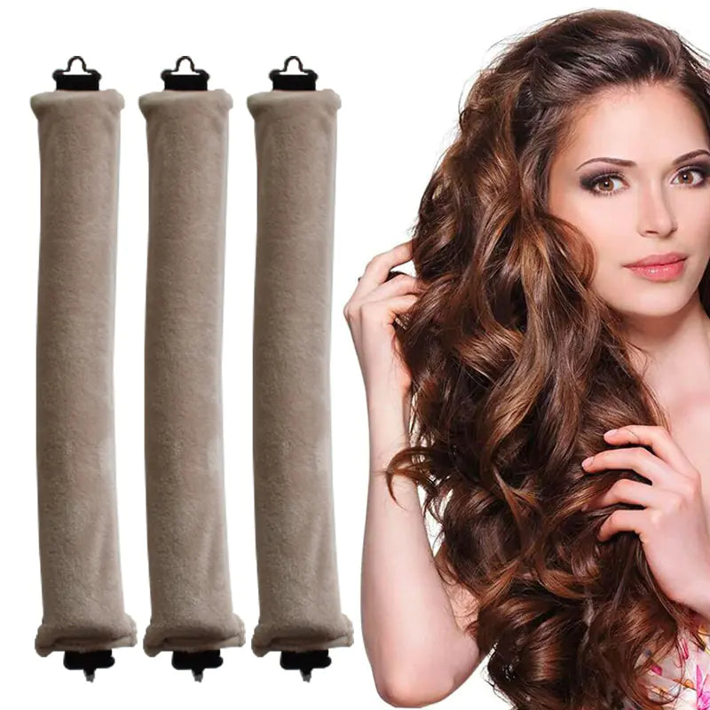 Thick Curling Wand for Big Waves - 3 Curling Rods