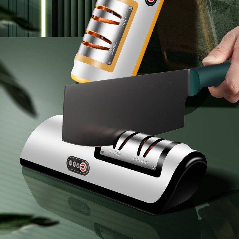 Electric Knife Sharpener – Fast & Adjustable Sharpening Tool - GluxeHaus