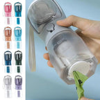 3 - in - 1 Pet Water Bottle – Portable Feeder & Waste Bag Holder - GluxeHaus