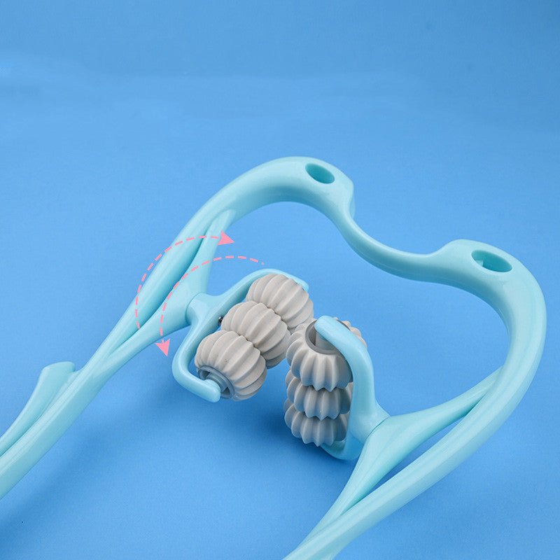 Six - Wheel Neck Massager Roller – Manual Relief Massage Tool - GluxeHaus