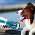3 - in - 1 Pet Water Bottle – Portable Feeder & Waste Bag Holder - GluxeHaus