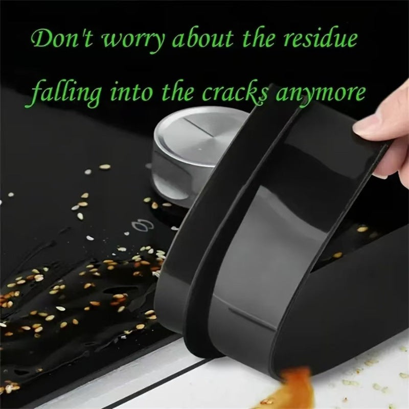 Kitchen Gap Solution Flexible T Shaped Silicone Seal Strip For Stove Top  Heat Resistant, Splash Guard, Easy Installation