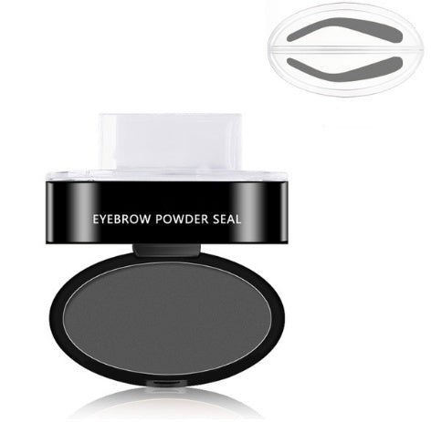 Eyebrow Stamp Kit – Waterproof Brow Powder & Stencil Set - GluxeHaus