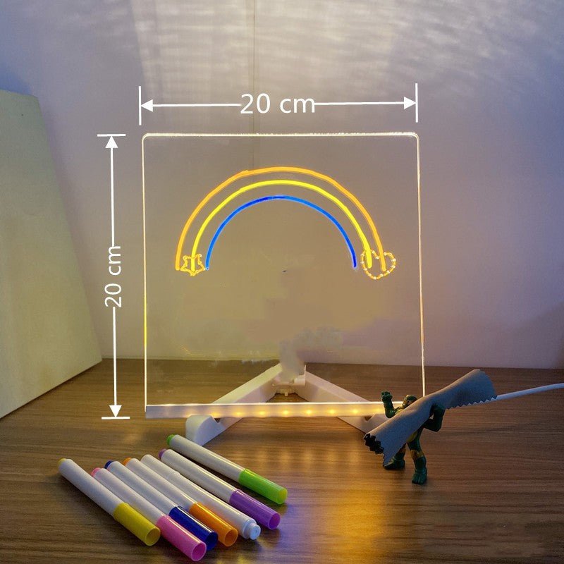 LED Note Board Lamp – Acrylic Message Light - GluxeHaus