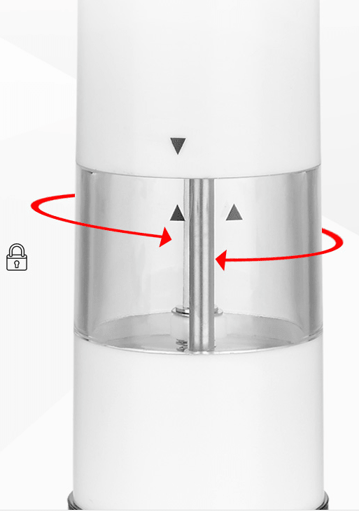 Electric Salt & Pepper Grinder – Adjustable One - Hand Operation - GluxeHaus