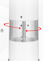 Electric Salt & Pepper Grinder – Adjustable One - Hand Operation - GluxeHaus