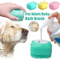Pet Bath Massage Glove Brush – Shampoo Grooming Tool - GluxeHaus