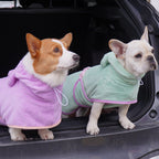 Pet Bathrobe Towel – Fast - Drying Microfiber Wrap - GluxeHaus