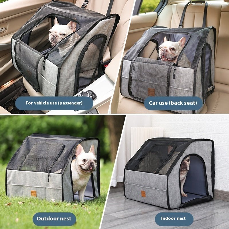 Waterproof Pet Car Mat – Foldable Protective Seat Cover - GluxeHaus