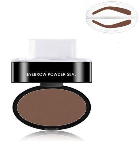 Eyebrow Stamp Kit – Waterproof Brow Powder & Stencil Set - GluxeHaus