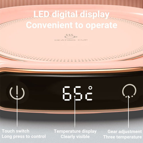 Coffee Mug Warmer – Smart Heating Coaster - GluxeHaus