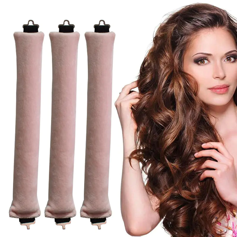Thick Curling Wand for Big Waves - 3 Curling Rods