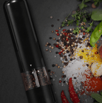 Electric Salt & Pepper Grinder – Adjustable One - Hand Operation - GluxeHaus