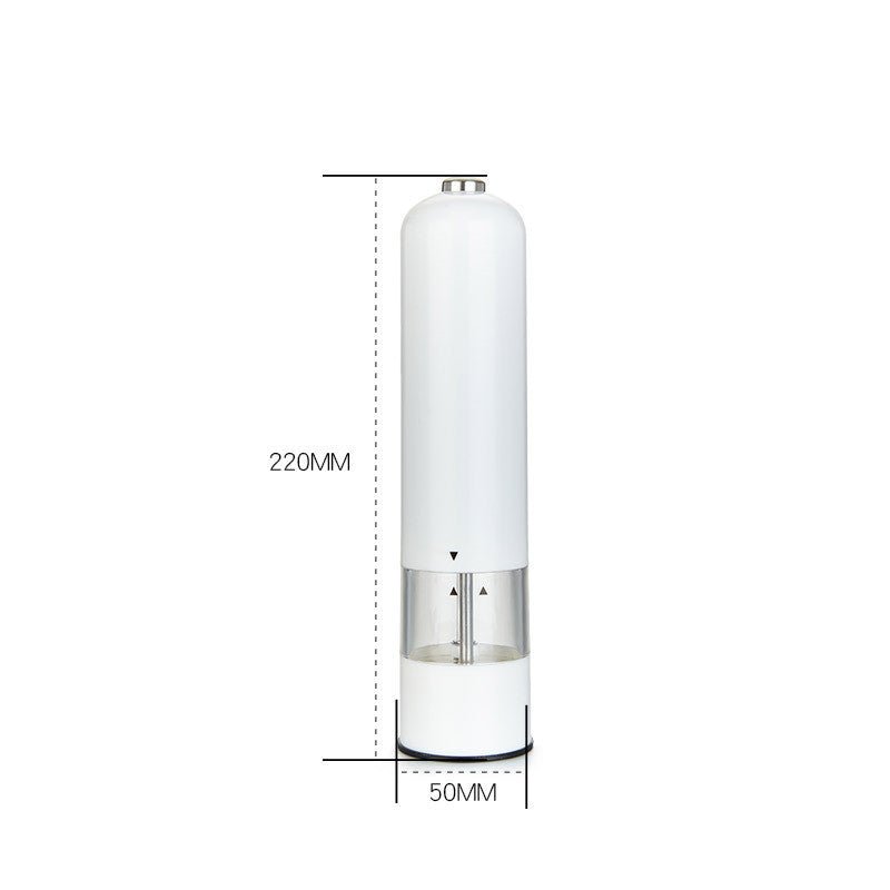 Electric Salt & Pepper Grinder – Adjustable One - Hand Operation - GluxeHaus