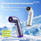 Portable Turbo Fan – Rechargeable, Adjustable Speed with Digital Display - GluxeHaus