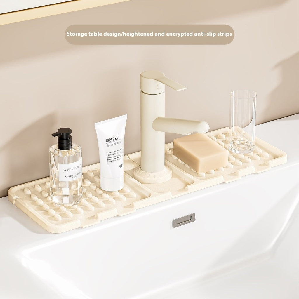 Silicone Faucet Draining Pad – Non - Slip Splash Guard - GluxeHaus