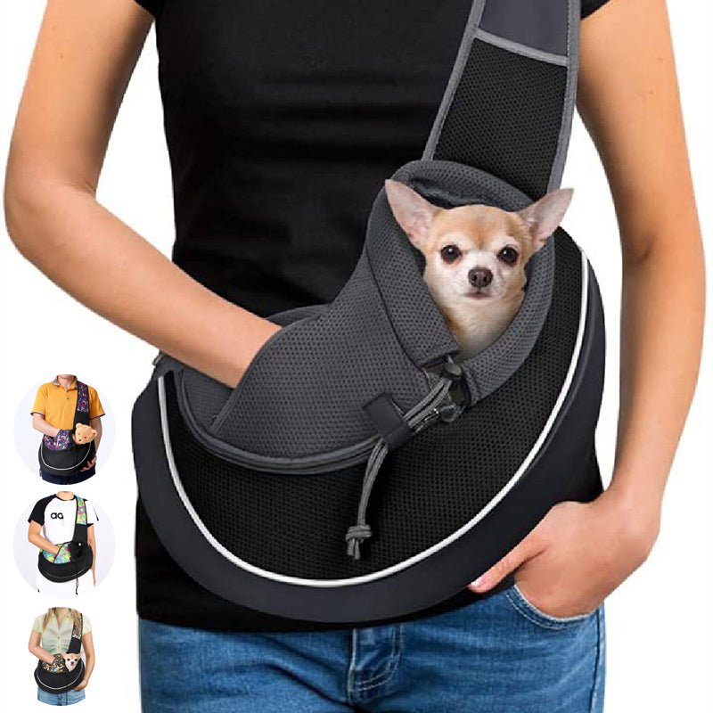 Pet Carrier Crossbody Bag – Portable Travel Sling - GluxeHaus