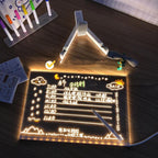 LED Note Board Lamp – Acrylic Message Light - GluxeHaus