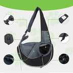 Pet Carrier Crossbody Bag – Portable Travel Sling - GluxeHaus