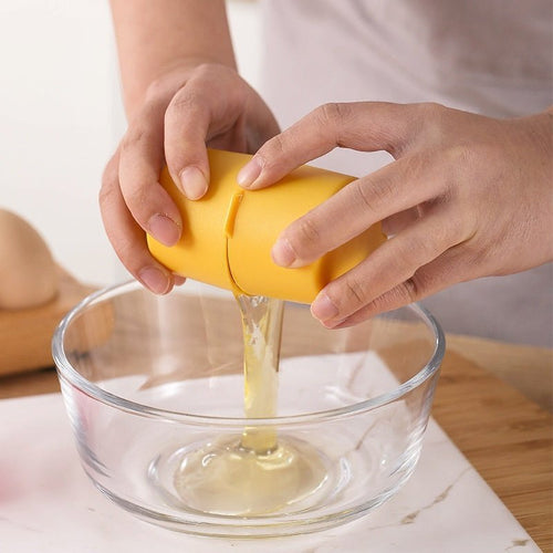 Egg Cracker & Beater Tool – Easy Kitchen Prep Gadget - GluxeHaus