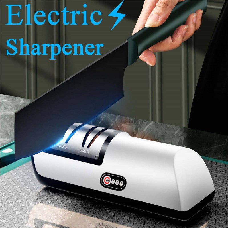 Electric Knife Sharpener – Fast & Adjustable Sharpening Tool - GluxeHaus