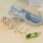 3 - in - 1 Pet Water Bottle – Portable Feeder & Waste Bag Holder - GluxeHaus