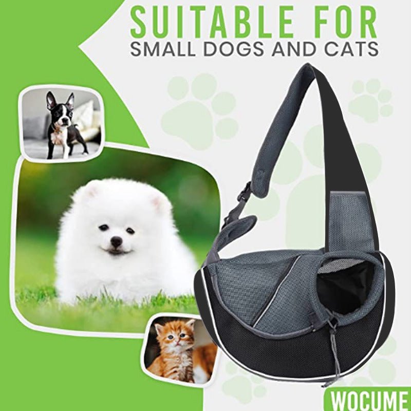 Pet Carrier Crossbody Bag – Portable Travel Sling - GluxeHaus