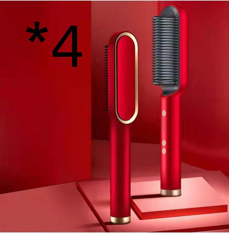 2 - in - 1 Hot Comb & Hair Straightener – Smooth & Style Tool - GluxeHaus