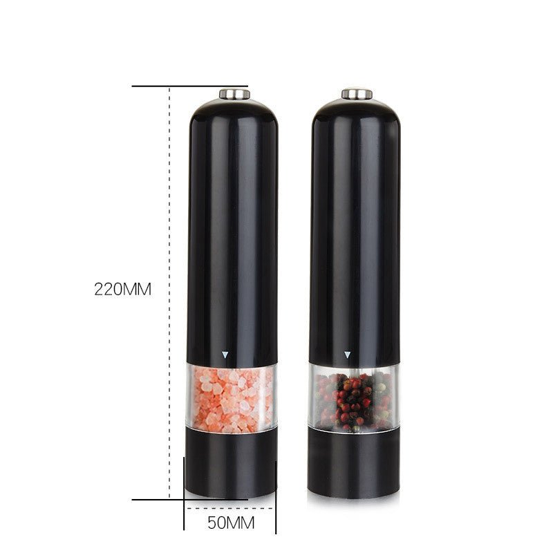 Electric Salt & Pepper Grinder – Adjustable One - Hand Operation - GluxeHaus