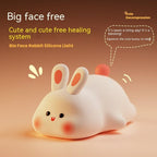 Rabbit LED Night Light – Soft Touch Bedside Lamp - GluxeHaus