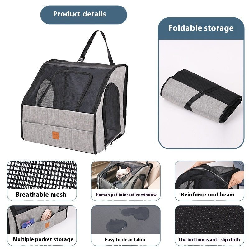 Waterproof Pet Car Mat – Foldable Protective Seat Cover - GluxeHaus