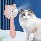 Pet Massage Brush Comb – Self - Cleaning Grooming Tool - GluxeHaus