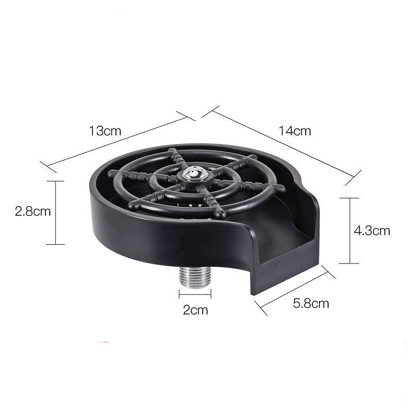 Sink Cup Washer – High - Pressure Multi - Angle Spray - GluxeHaus